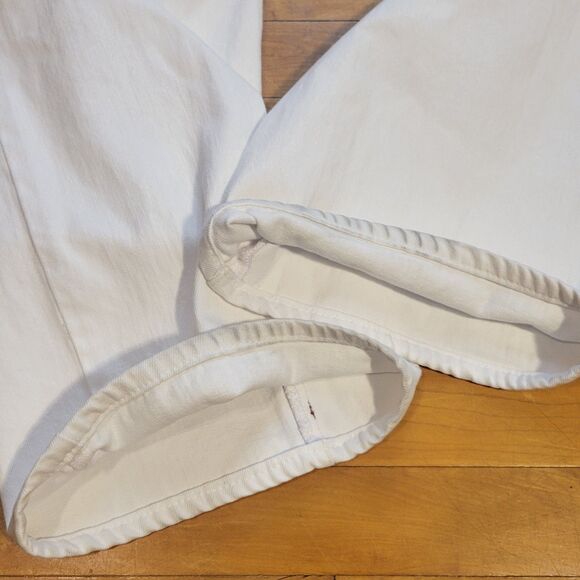 James Icon Women's 20 White Denim Jeans Classics Casual Regular  40x30 - Picture 9 of 11